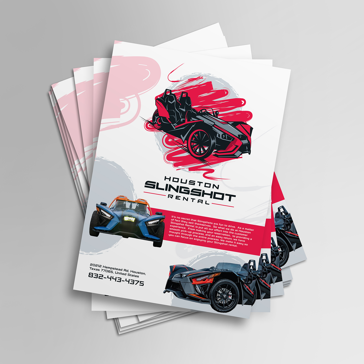 Design Graphique par Deziners Zone pour Houston Slingshot Rental | Design #27562877