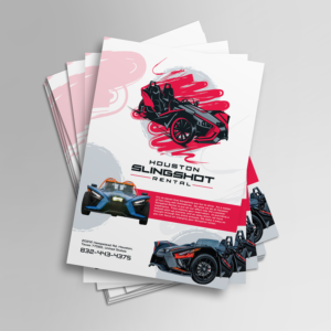 Diseño Gráfico por Deziners Zone para Houston Slingshot Rental | Diseño: #27562877