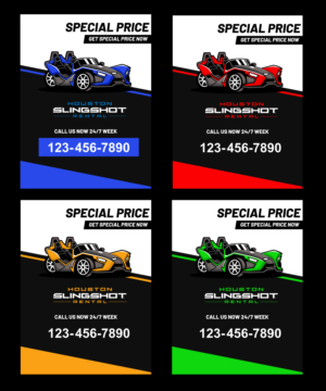 Graphic Design by Elisa Davis for Houston Slingshot Rental | Design: #27556055
