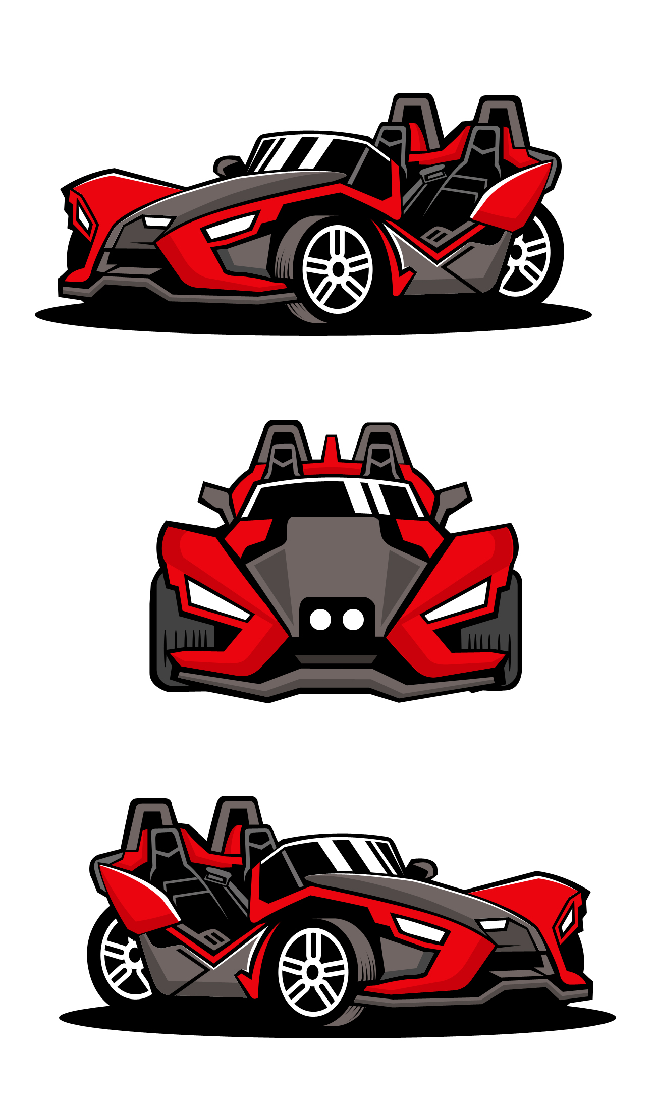 Graphic Design by Elisa Davis for Houston Slingshot Rental | Design #27590911