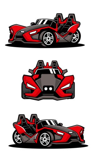 Graphic Design by Elisa Davis for Houston Slingshot Rental | Design: #27590911