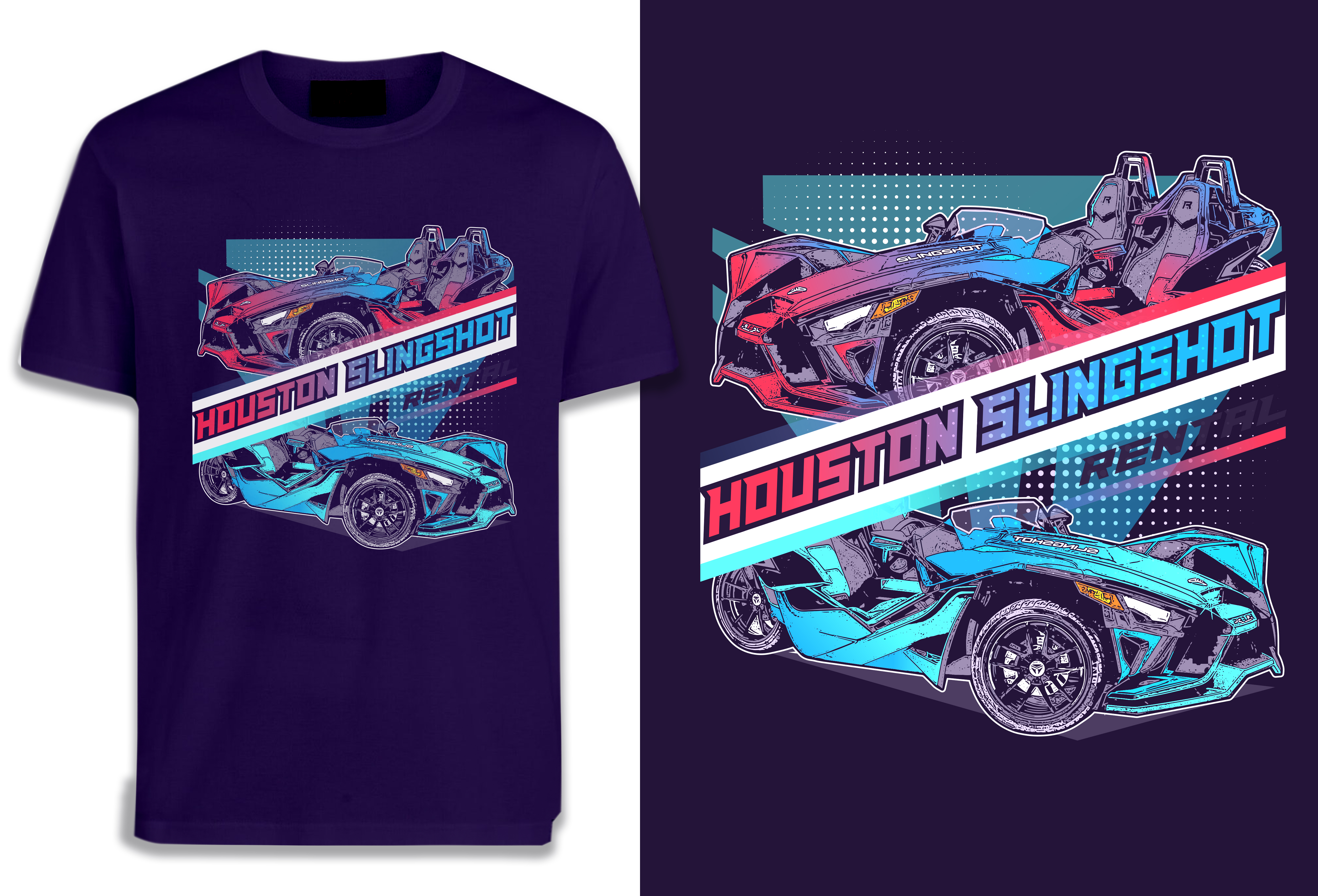 Grafik-Design von SAI DESIGNS für Houston Slingshot Rental | Design #27578995