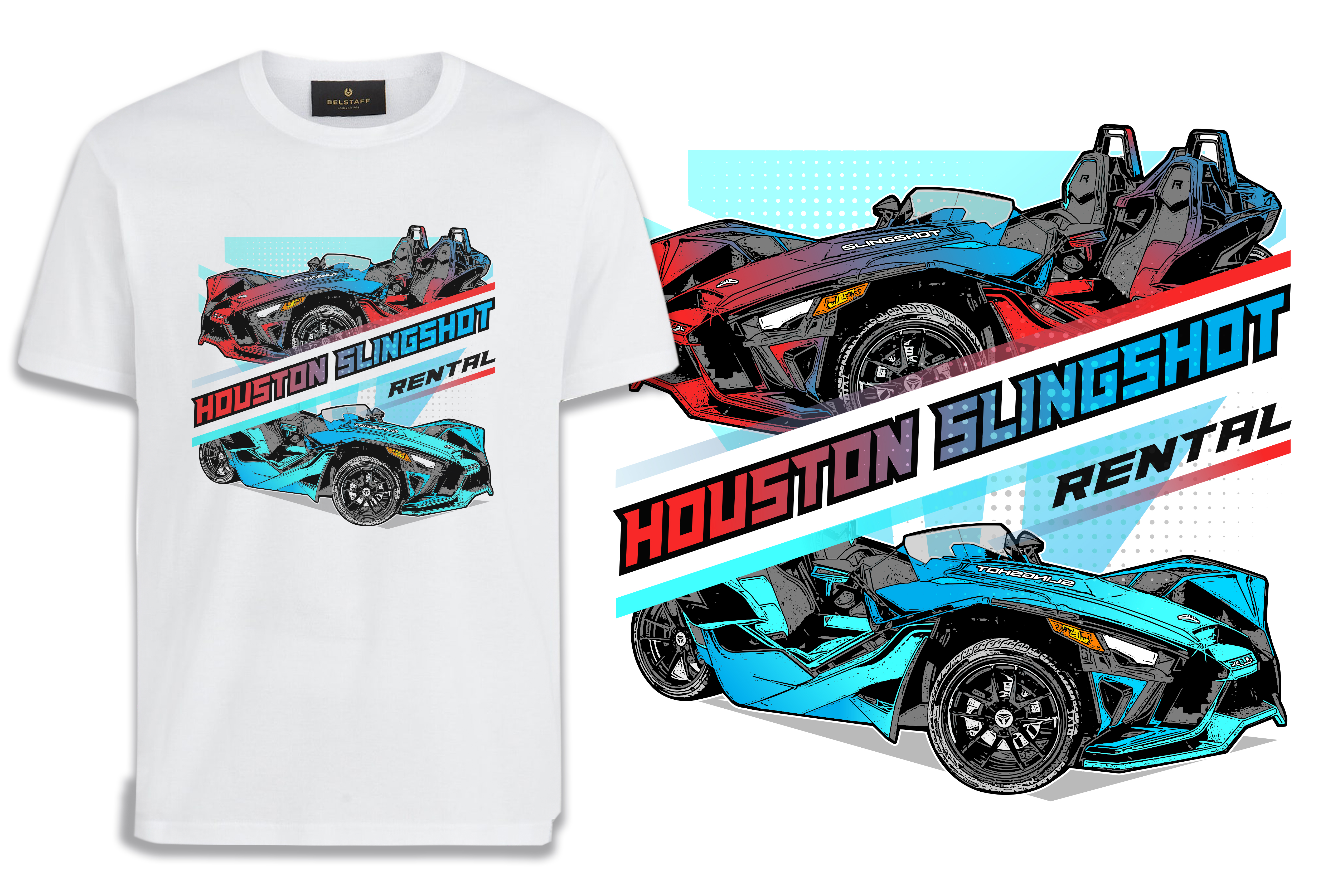 Grafik-Design von SAI DESIGNS für Houston Slingshot Rental | Design #27578996