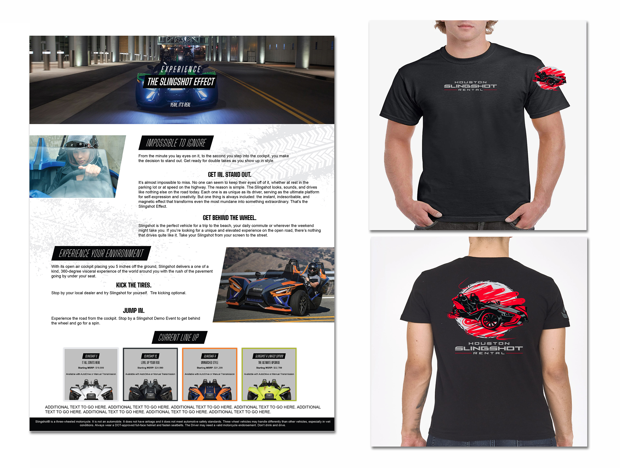 Graphic Design by Jason Vantran for Houston Slingshot Rental | Design #27570458