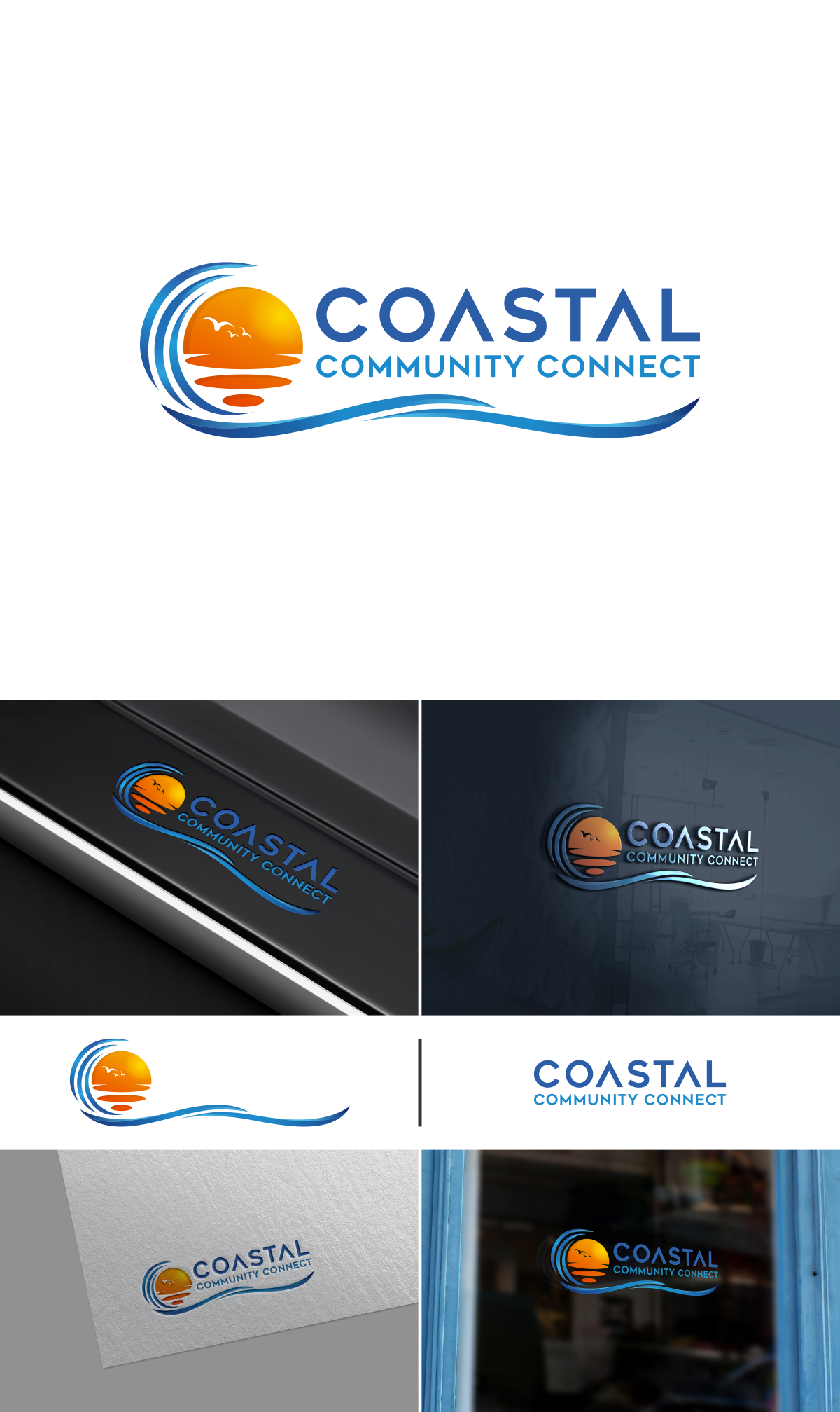 Logo Design by Artch4 for Coastal Community Connect | Design #27602306