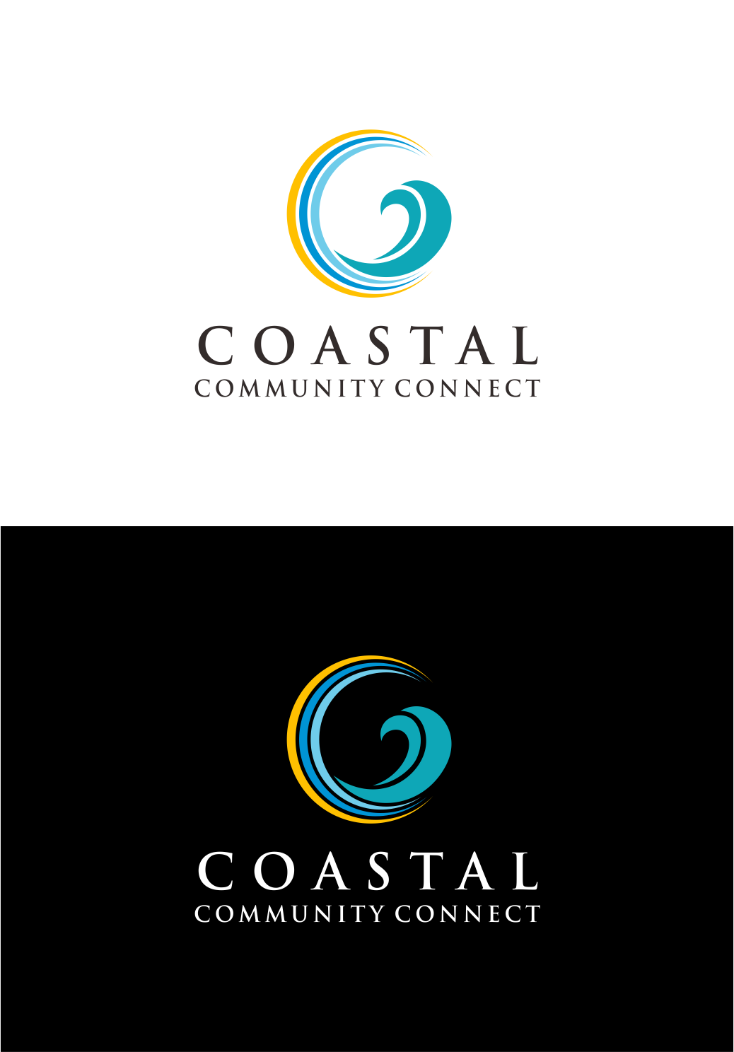Logo Design by Atiek for Coastal Community Connect | Design #27554920