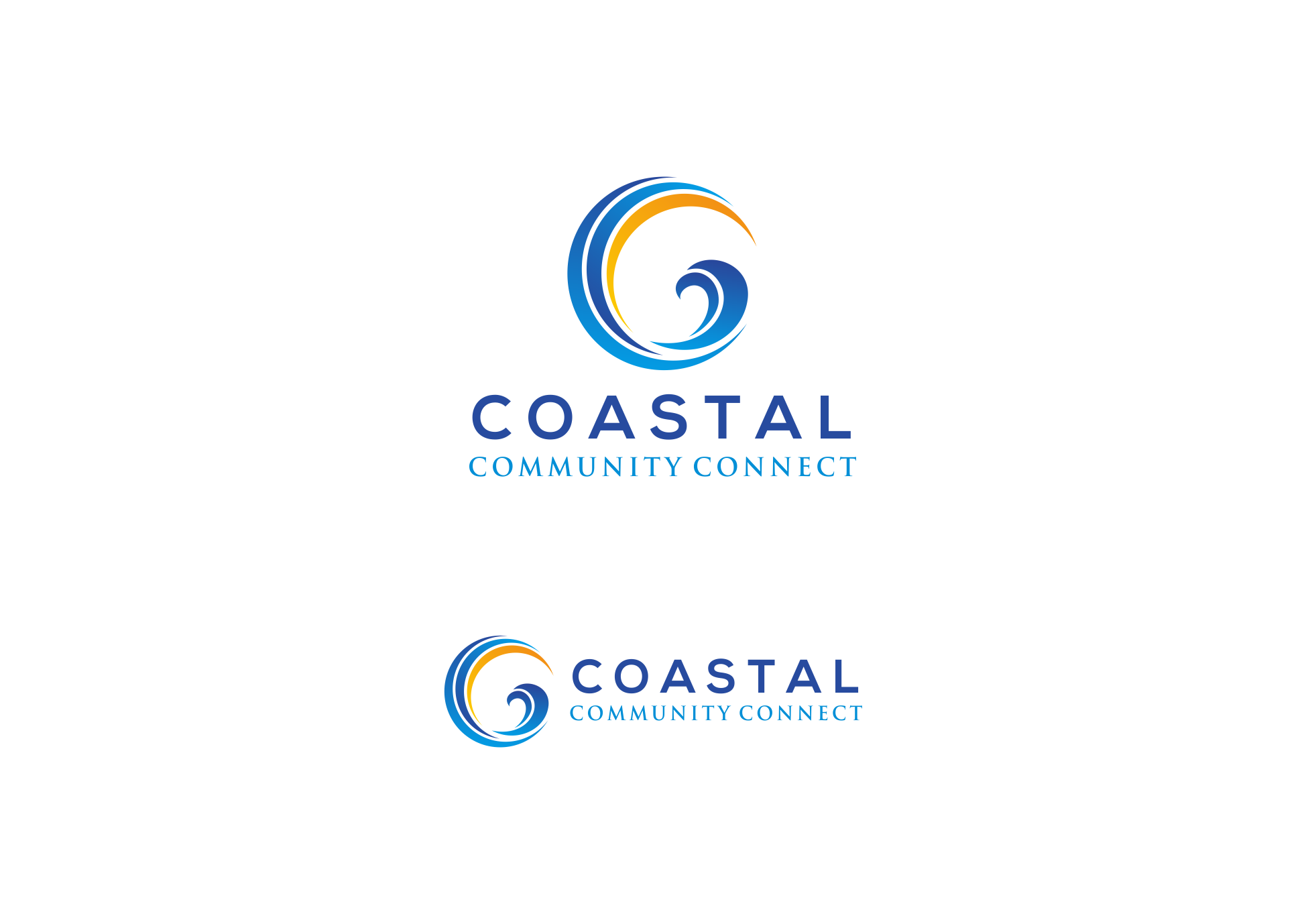 Logo Design by Atiek for Coastal Community Connect | Design #27583192