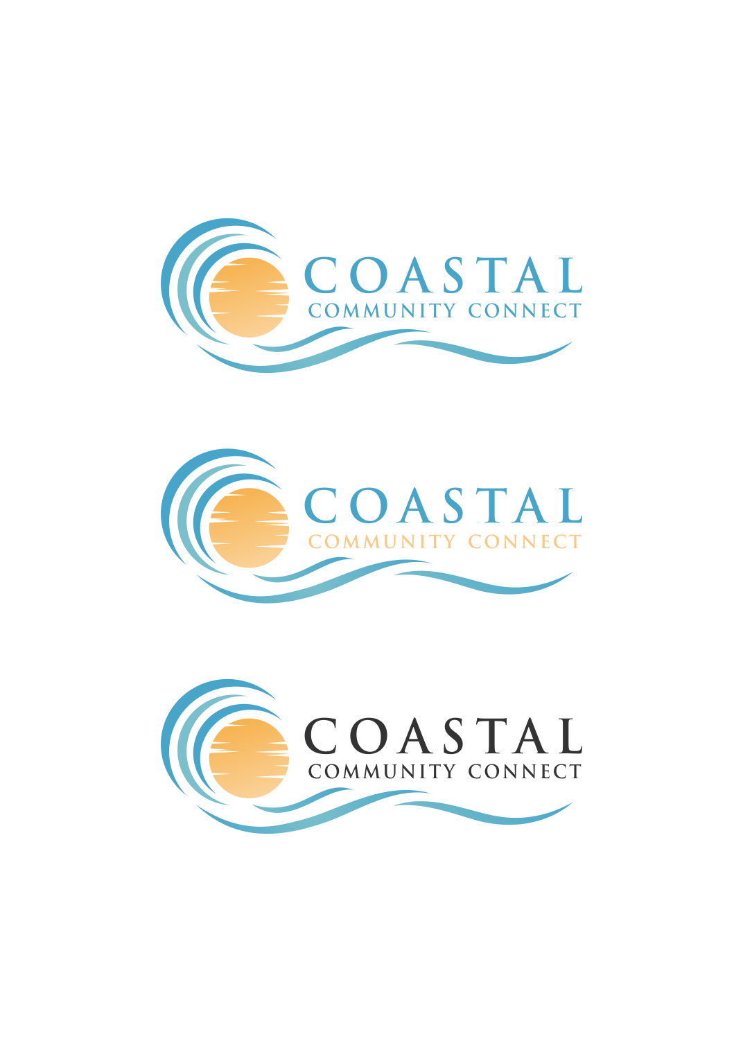 Logo Design by Atiek for Coastal Community Connect | Design #27606048