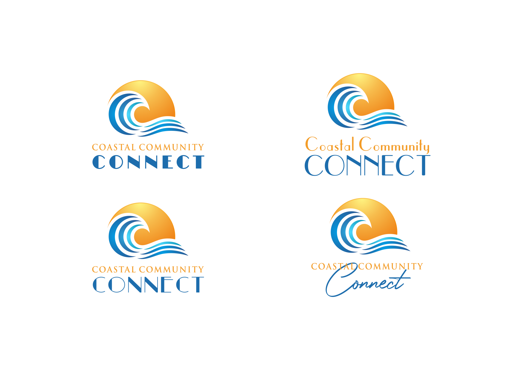 Logo Design by Atiek for Coastal Community Connect | Design #27708933