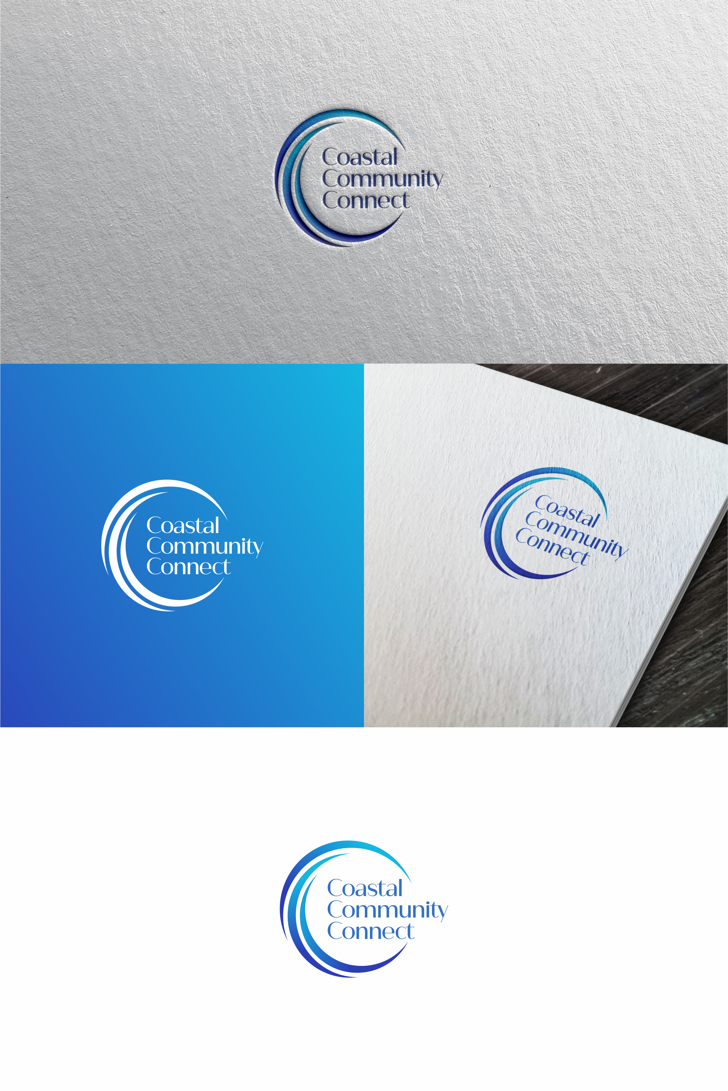 Logo Design by achil78 for Coastal Community Connect | Design #27888134