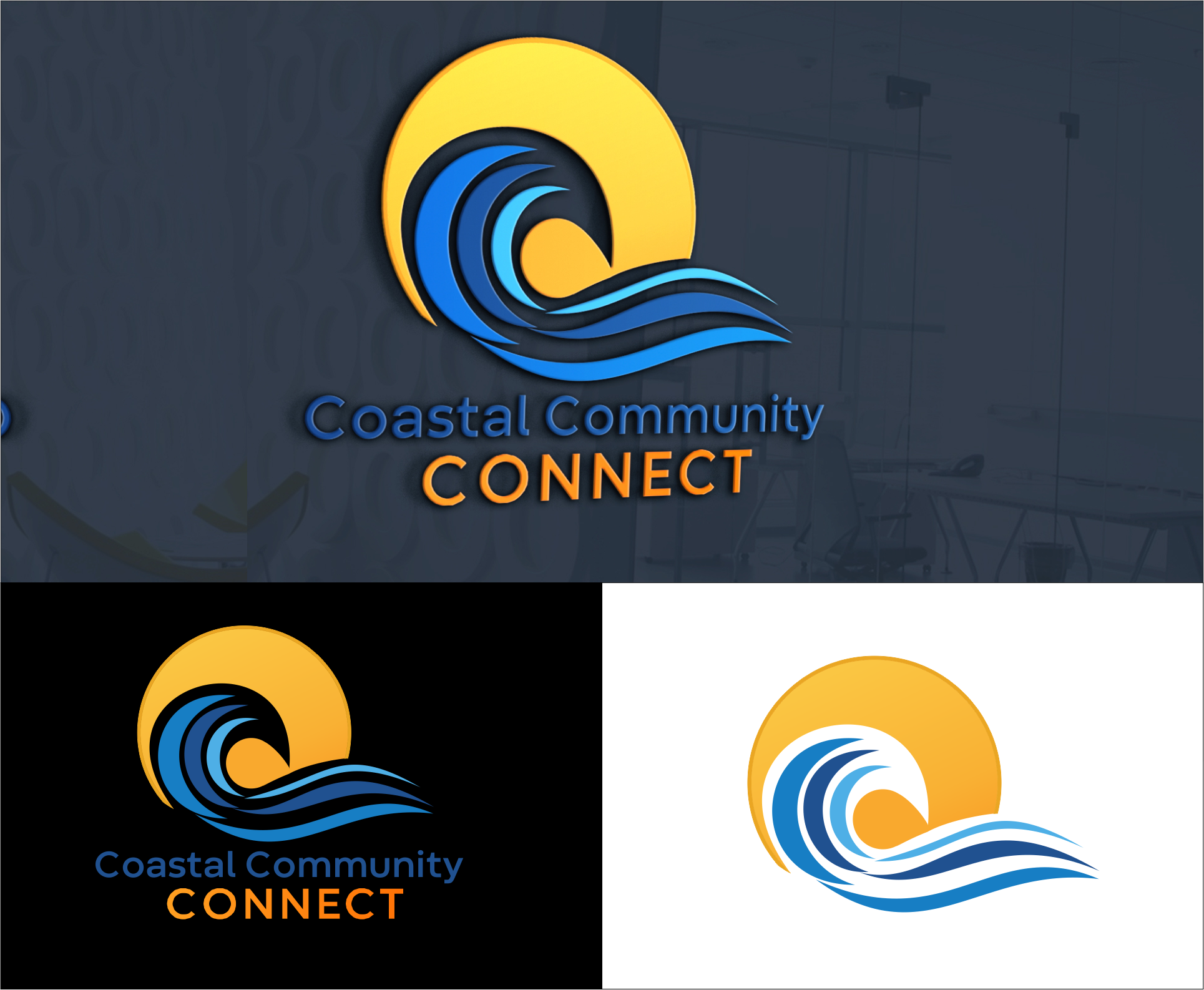 Logo Design by upworkboy73 for Coastal Community Connect | Design #27647246