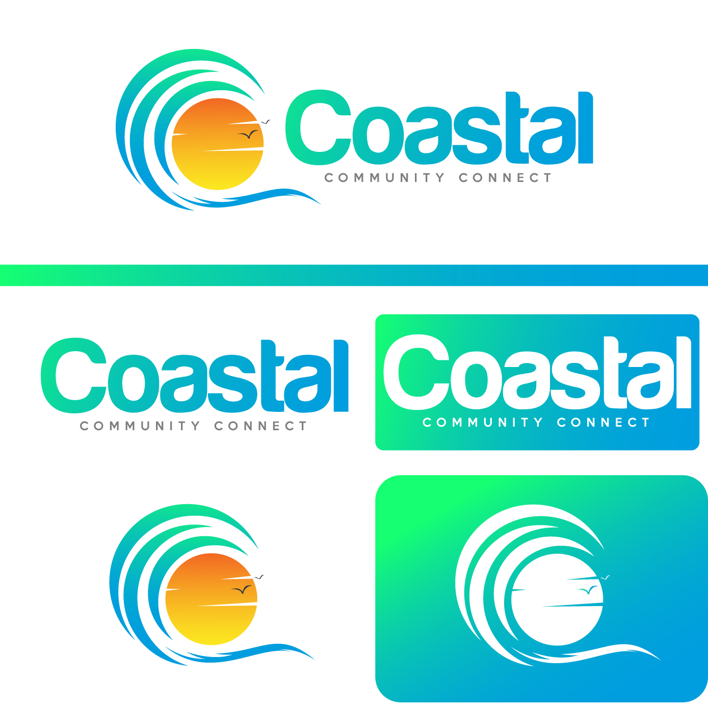 Logo Design by YERR® for Coastal Community Connect | Design #27606422