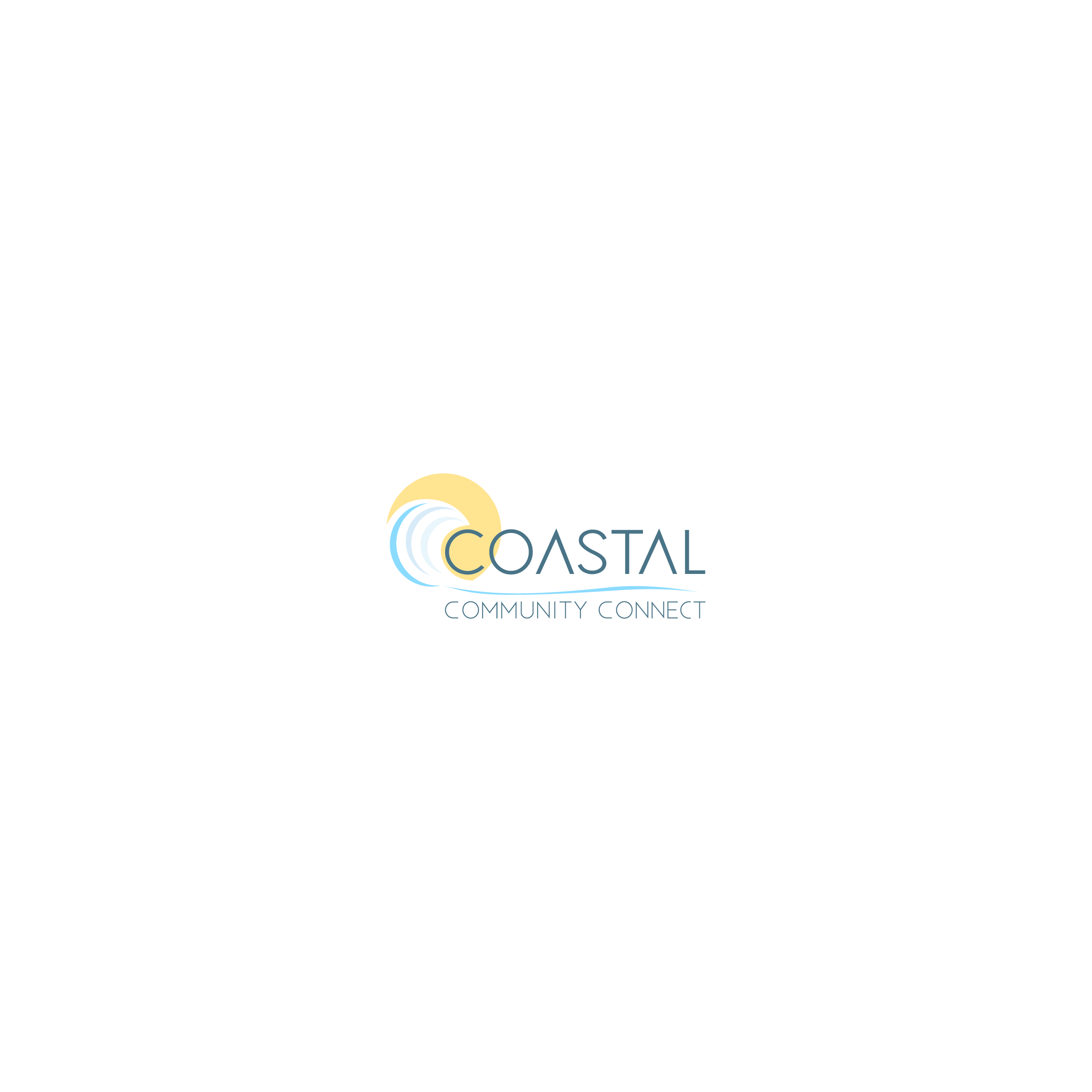 Logo Design by Rusty Circle for Coastal Community Connect | Design #27613338
