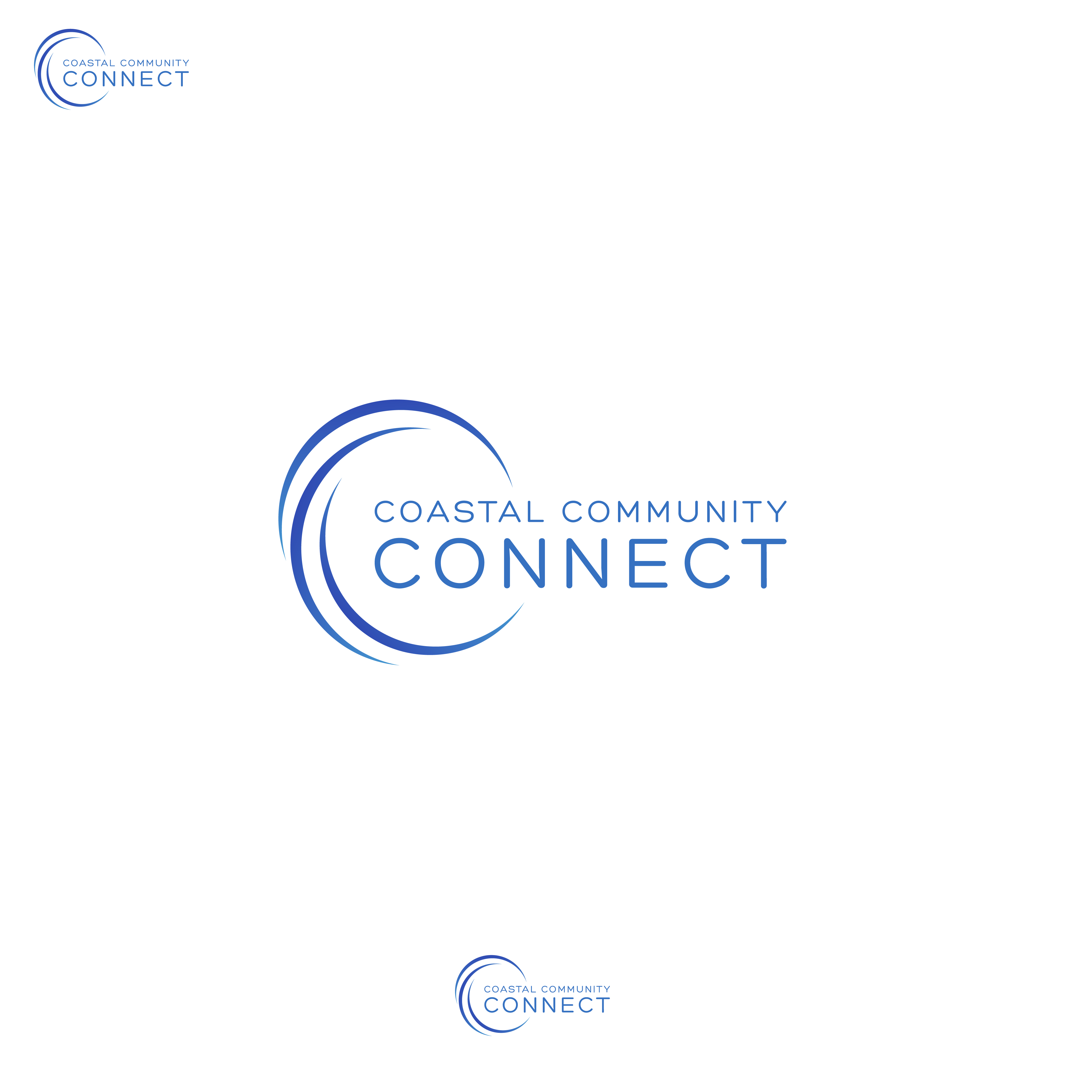 Logo Design by CrewType for Coastal Community Connect | Design #27904839
