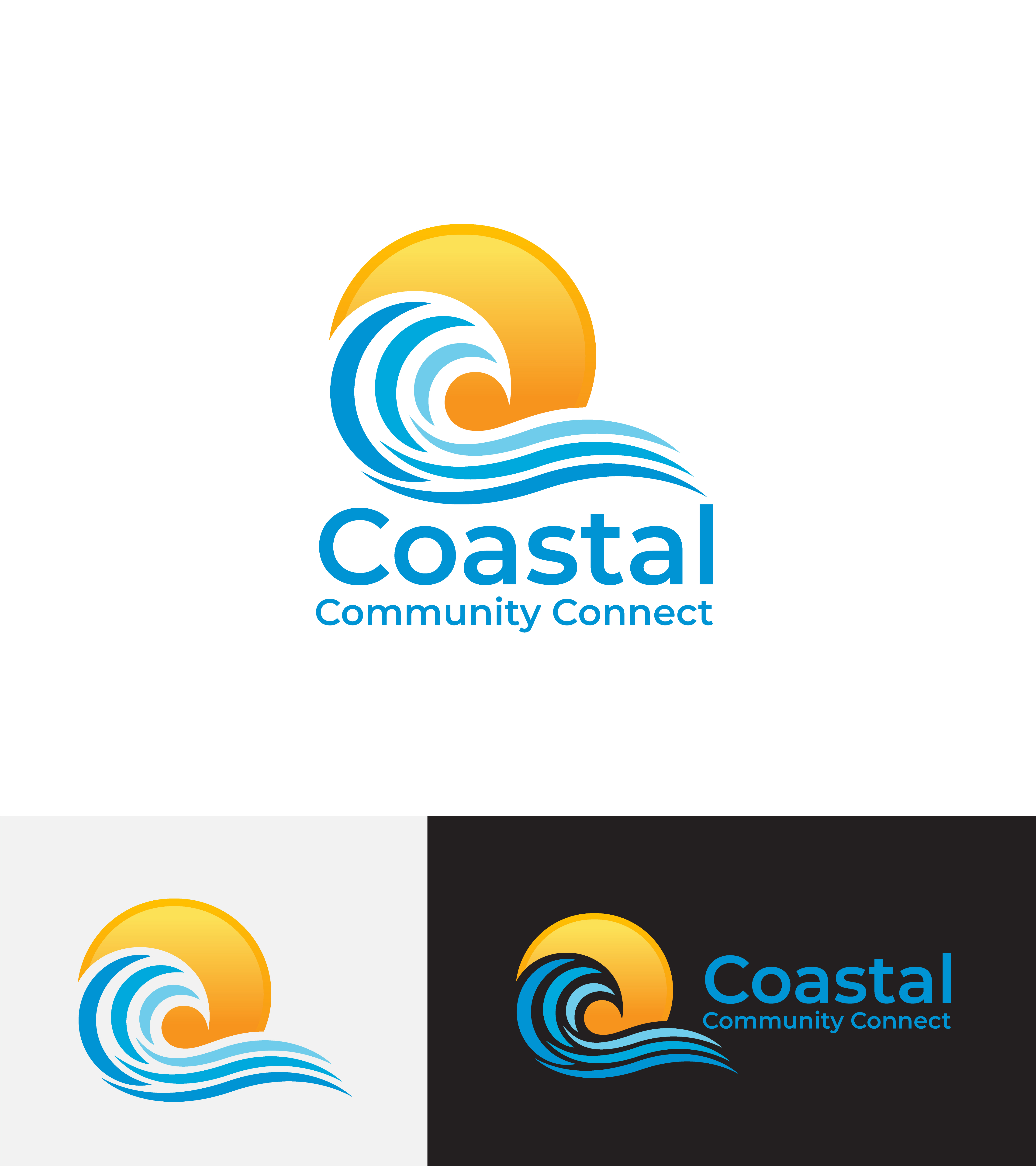 Logo Design by Aldan Design for Coastal Community Connect | Design #27625282