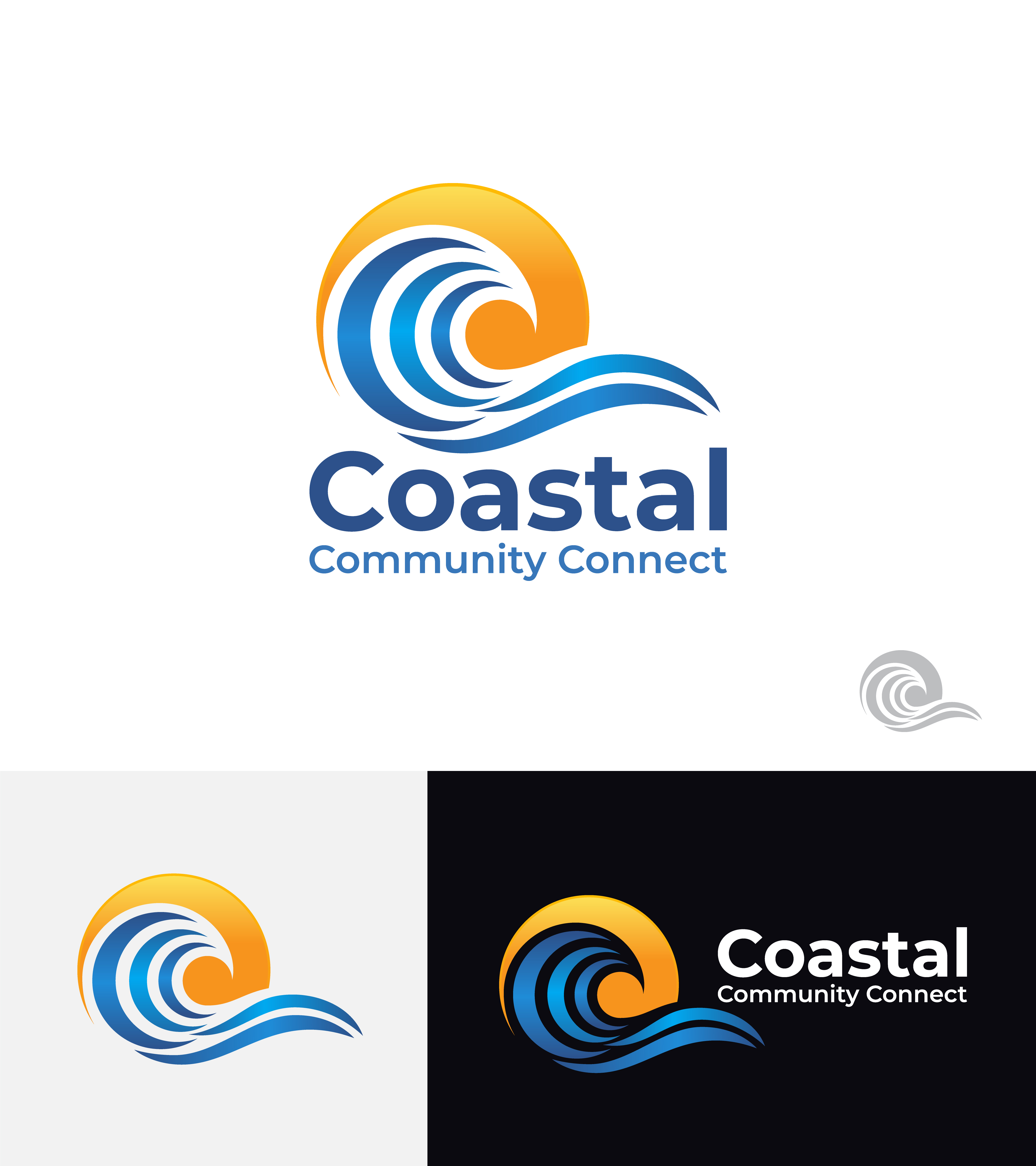 Logo Design by Aldan Design for Coastal Community Connect | Design #27646899