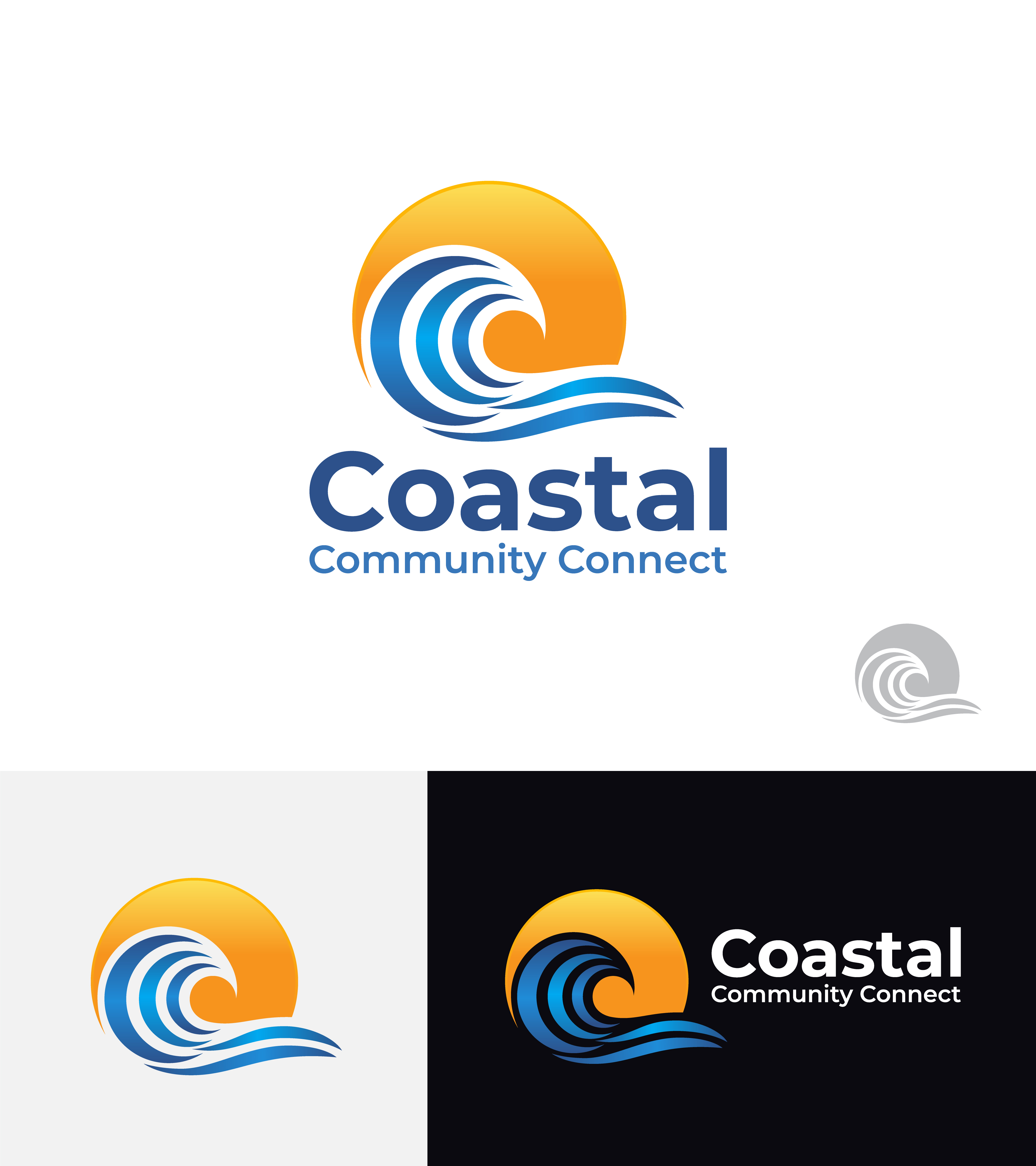 Logo Design by Aldan Design for Coastal Community Connect | Design #27656482