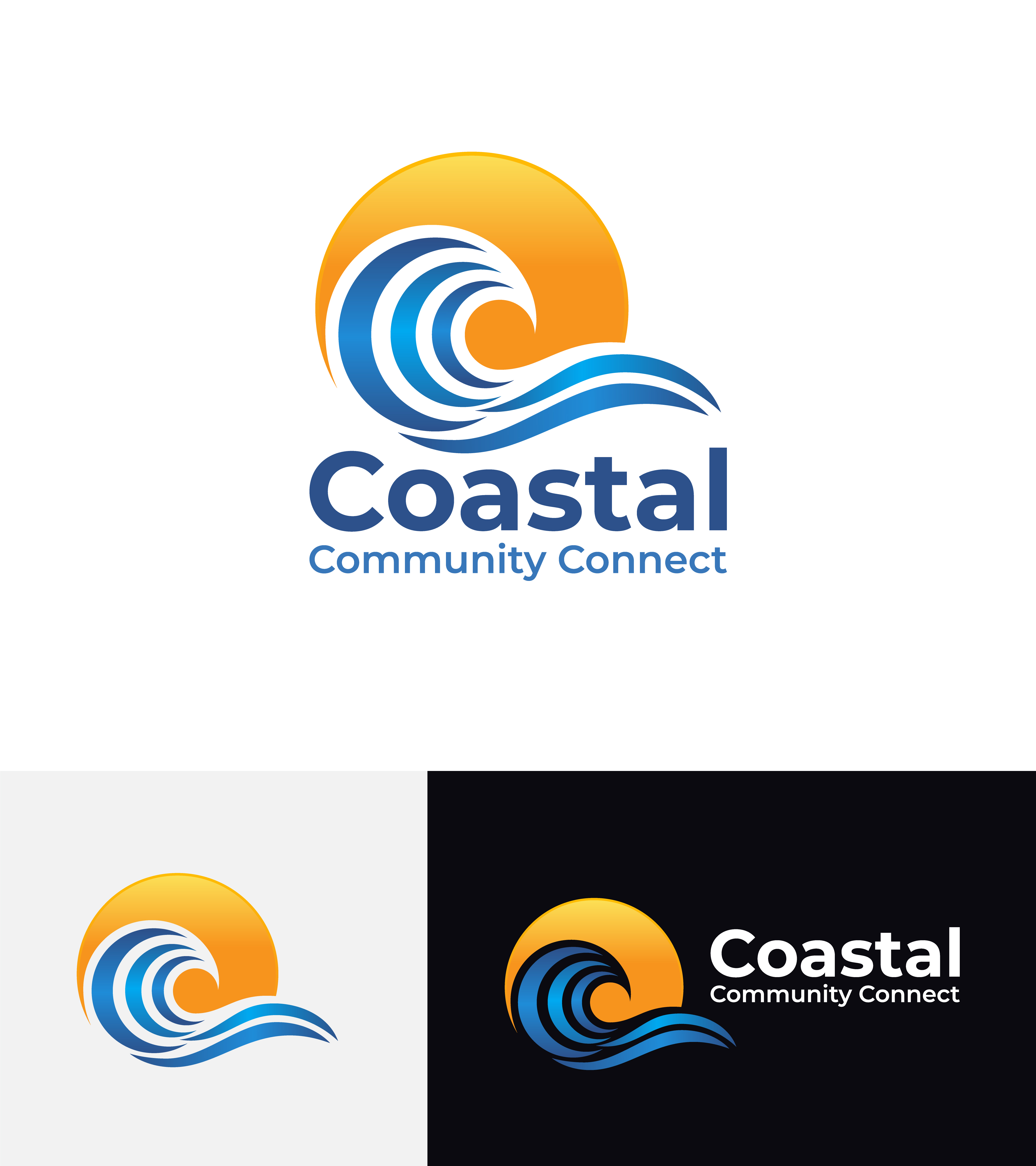 Logo Design by Aldan Design for Coastal Community Connect | Design #27657100