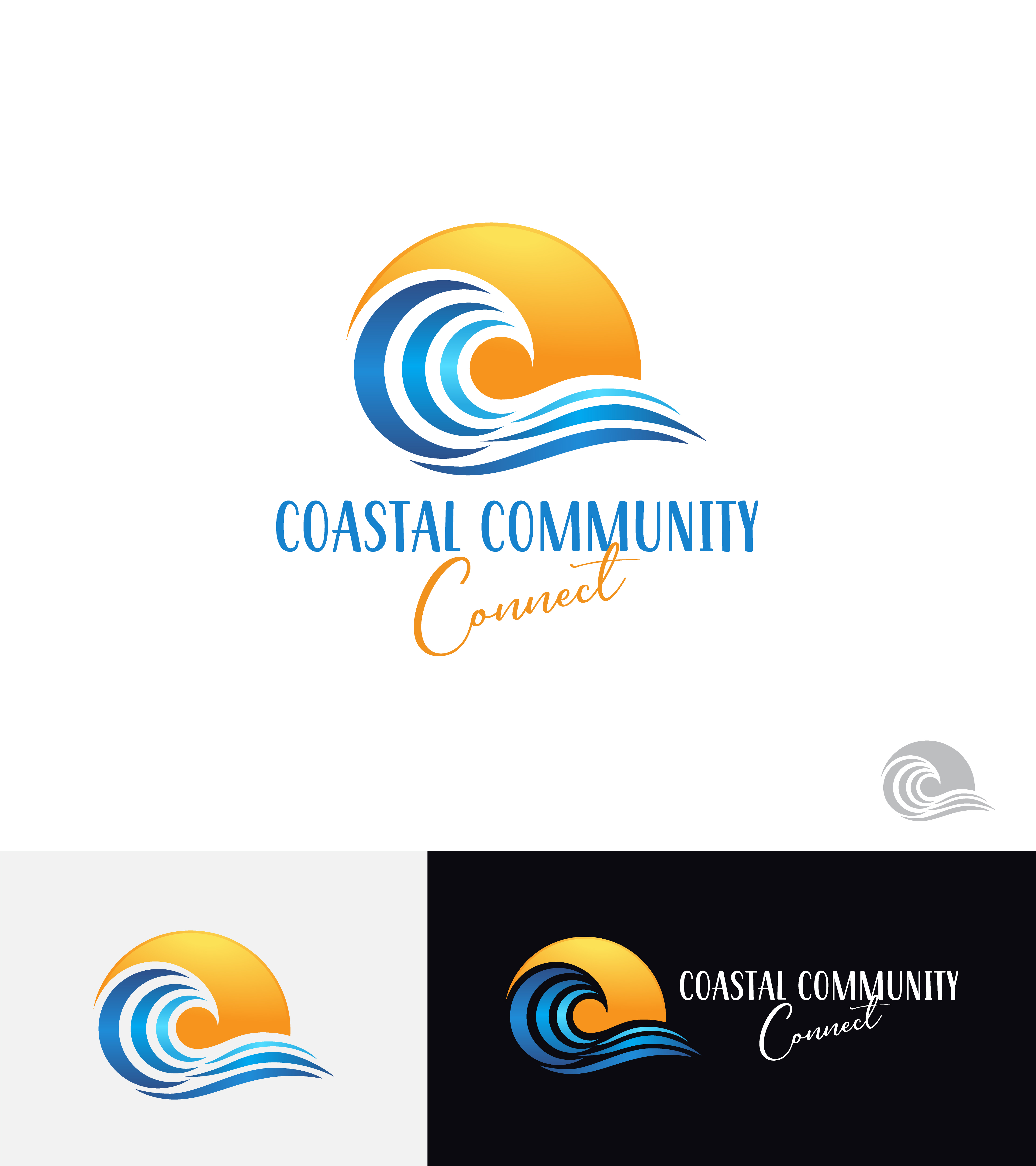 Logo Design by Aldan Design for Coastal Community Connect | Design #27696387