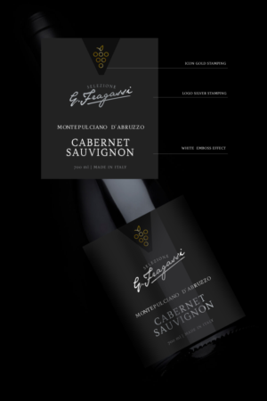 Italian Top Quality Wine Label | Etikett-Design von Sucre