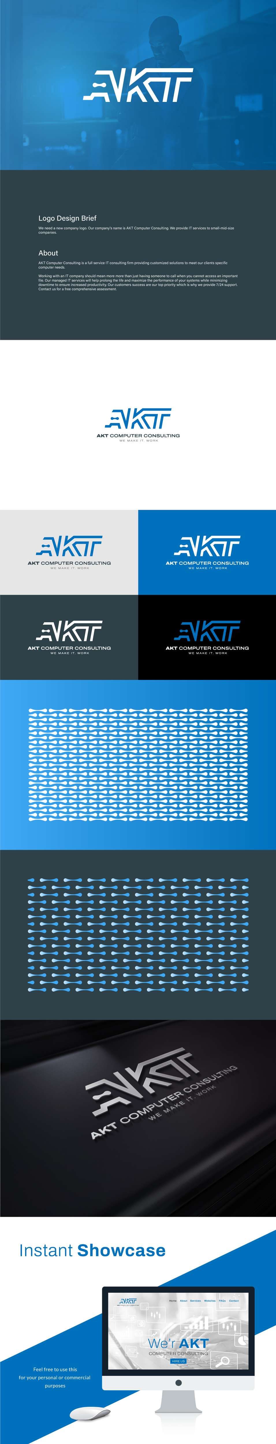 Diseño de Logo por omar elsherif para AKT Printing & Imaging Solutions, LLC. | Diseño #27561534