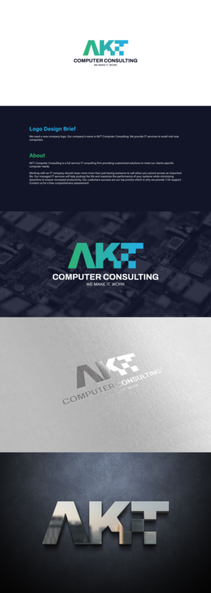 Diseño de Logo por omar elsherif para AKT Printing & Imaging Solutions, LLC. | Diseño: #27562192