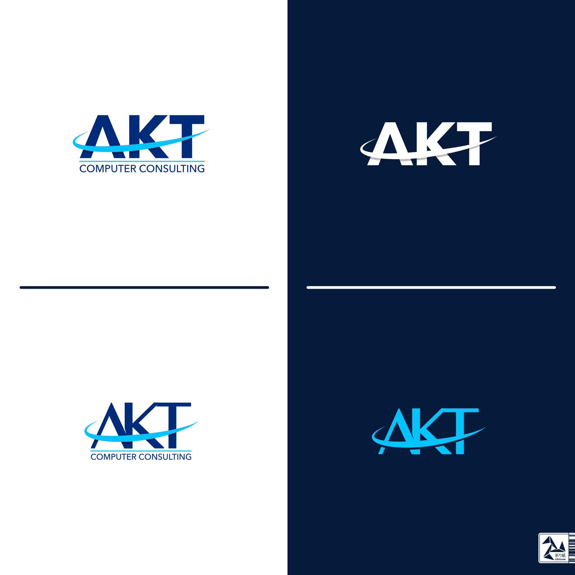 Logo Design by Origami visual for AKT Printing & Imaging Solutions, LLC. | Design #27561130