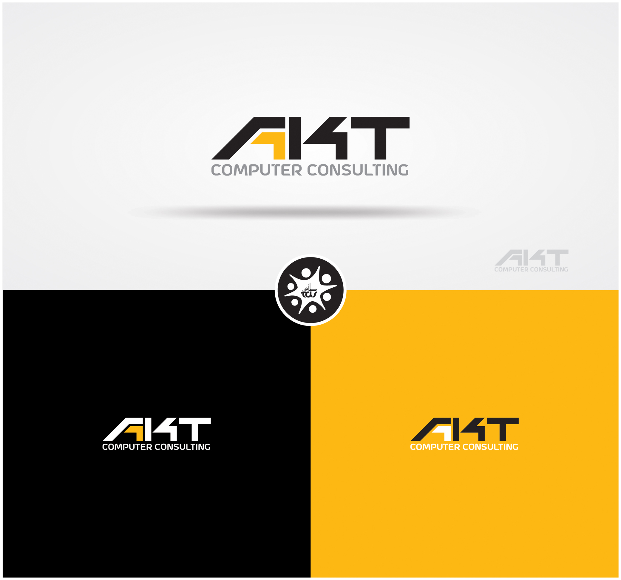 Diseño de Logo por Tuba Art Studio. IZ (IMRAN ZW) para AKT Printing & Imaging Solutions, LLC. | Diseño #27559371