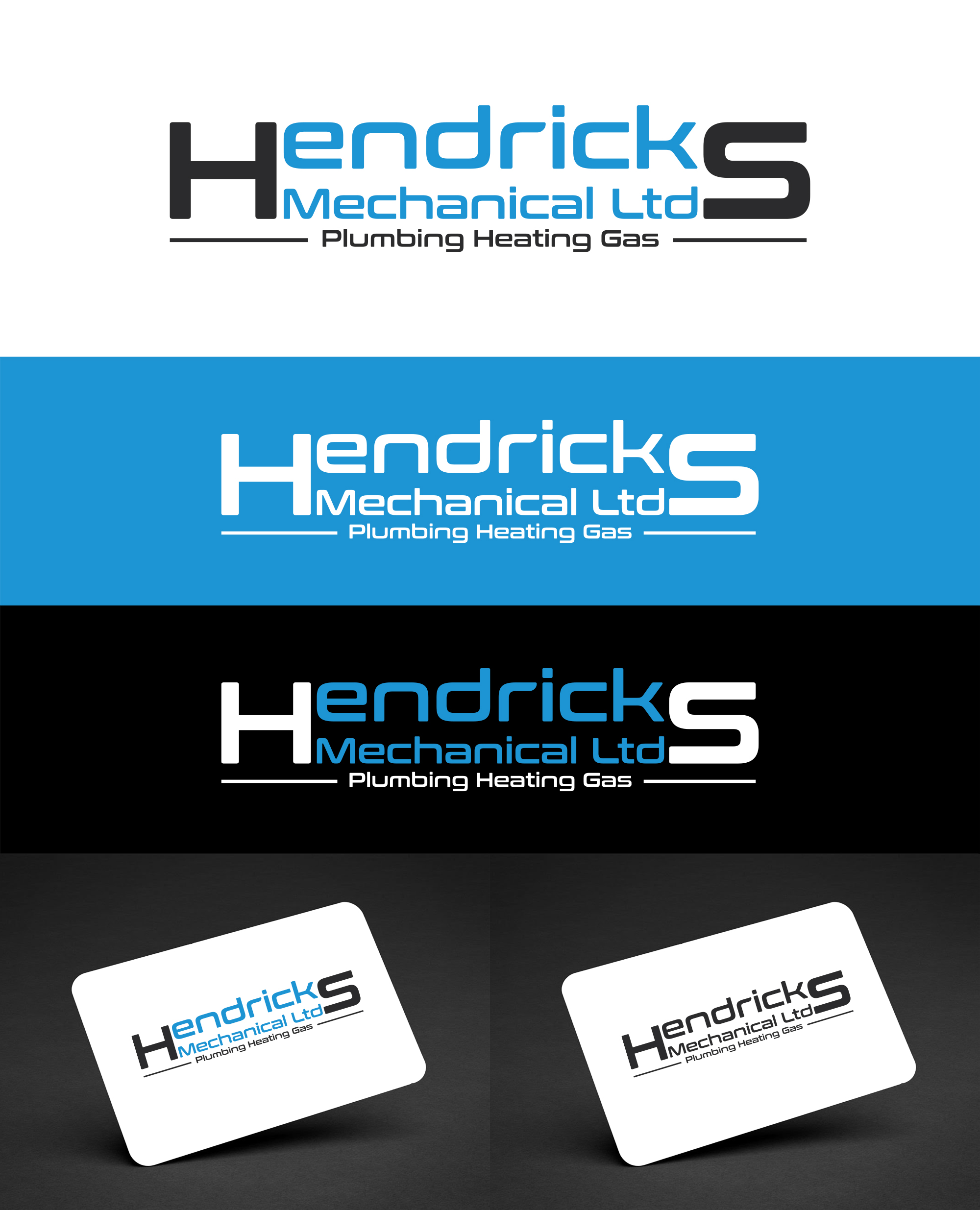 Logo Design by sun_bird for Hendricks Mechanical Ltd | Design #27561830