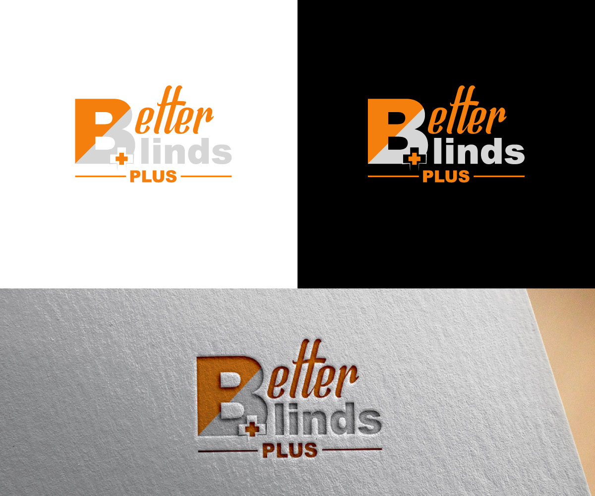 Logo Design by RS_Design for Better Blinds Plus | Design #27563159