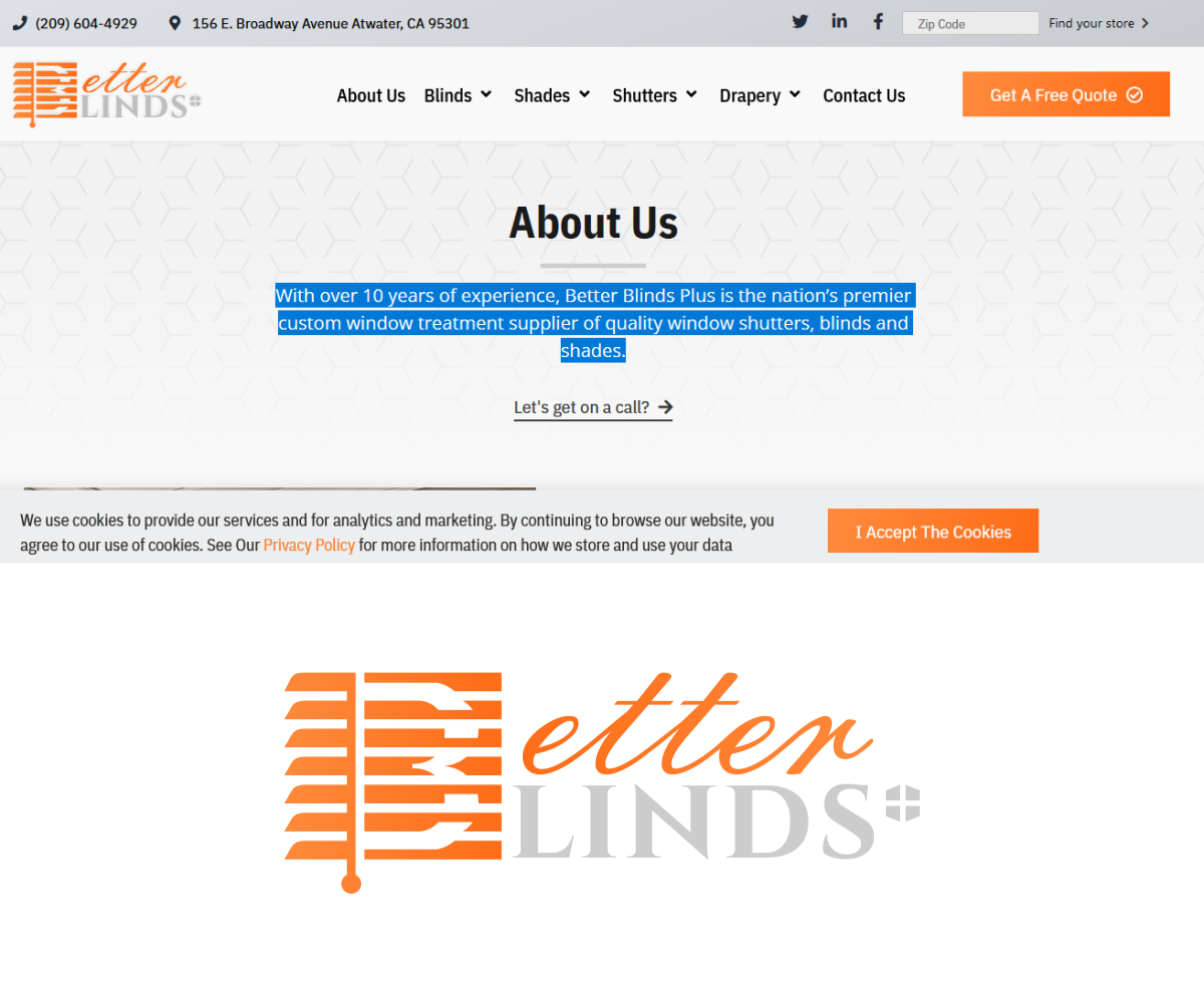 Logo-Design von Artch4 für Better Blinds Plus | Design #27561378