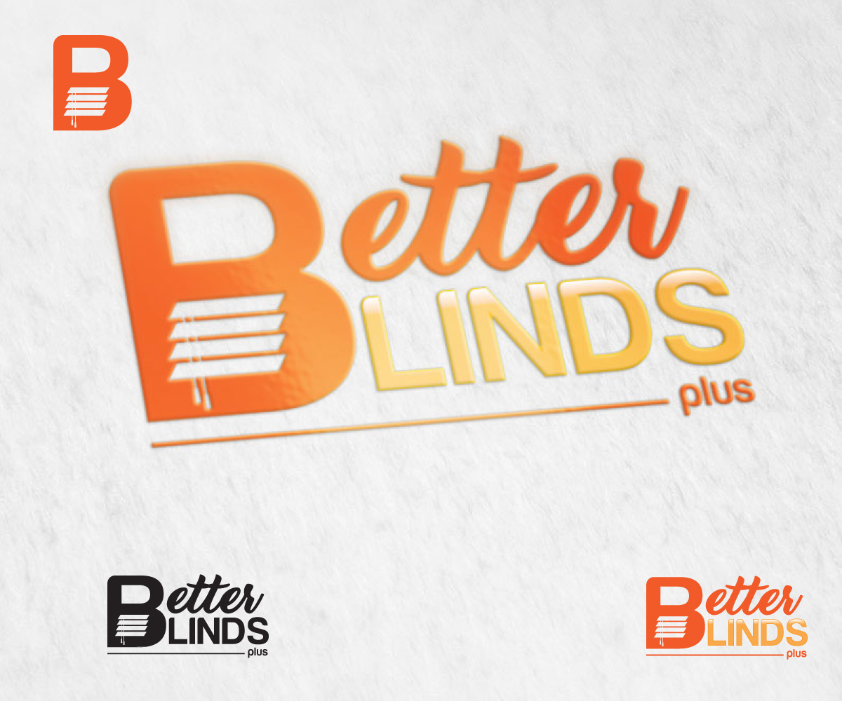 Logo Design by dianagargaritza for Better Blinds Plus | Design #27564264