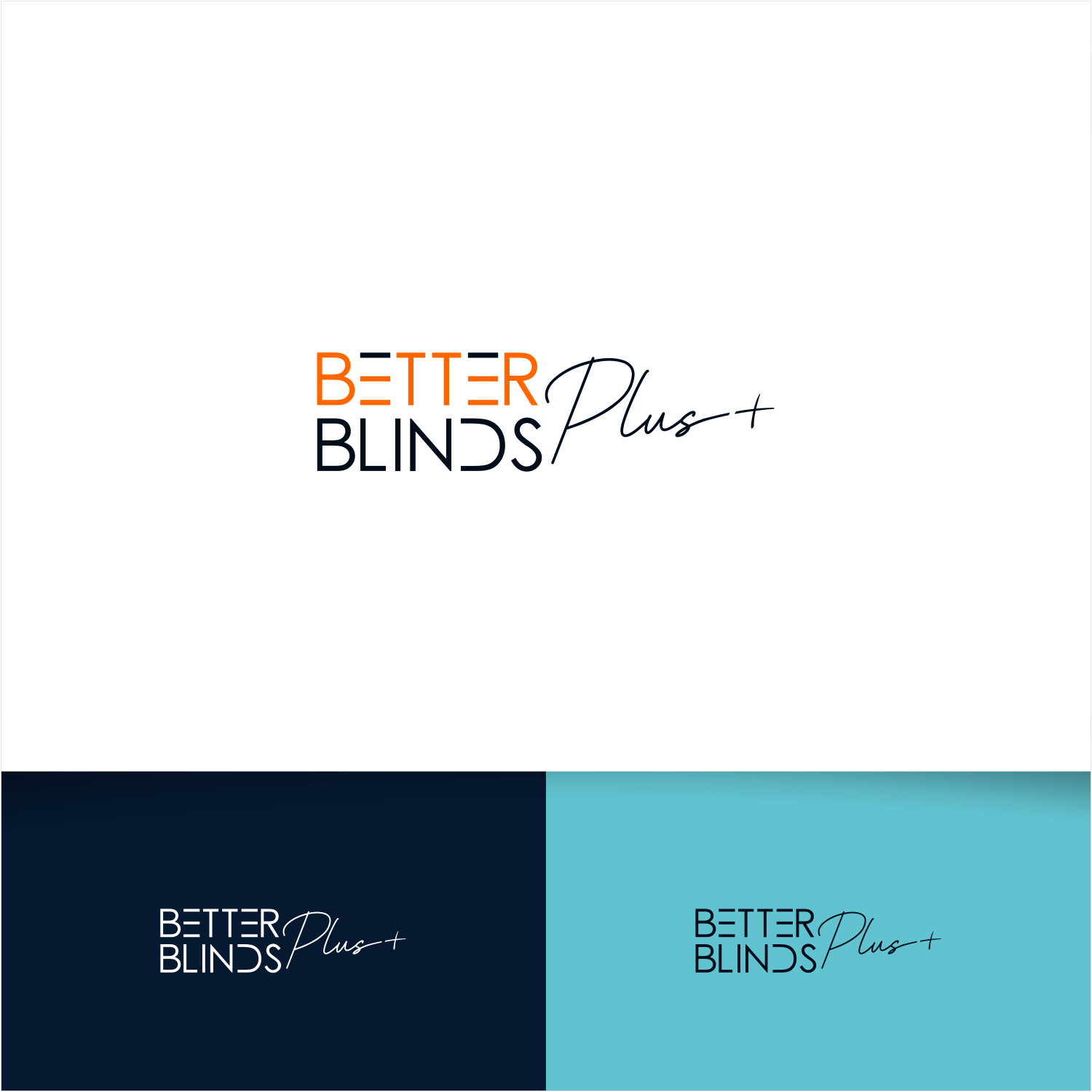 Logo Design by Arham Hidayat for Better Blinds Plus | Design #27577198