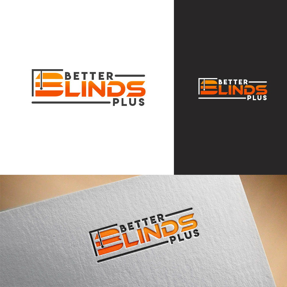 Logo Design by PsyPen for Better Blinds Plus | Design #27560326