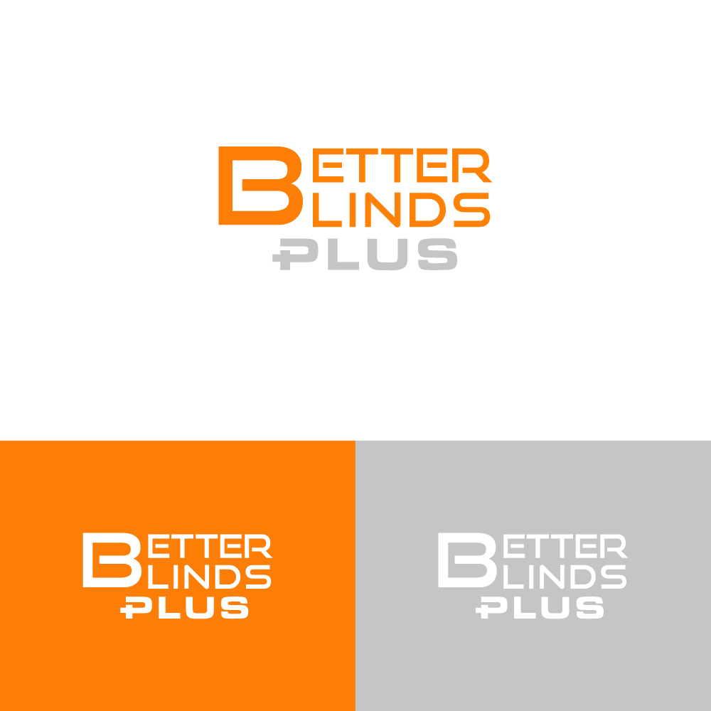 Logo Design by AlphabetZero.com for Better Blinds Plus | Design #27567608