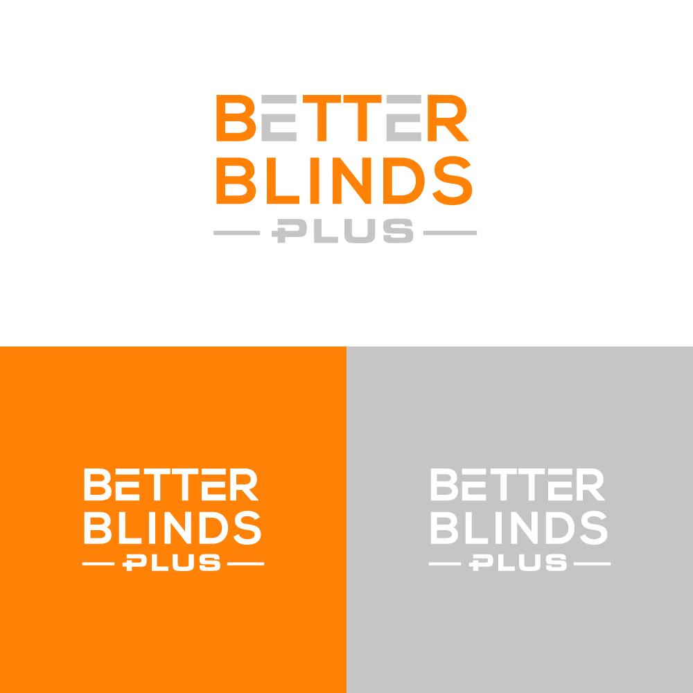 Logo Design by AlphabetZero.com for Better Blinds Plus | Design #27567618