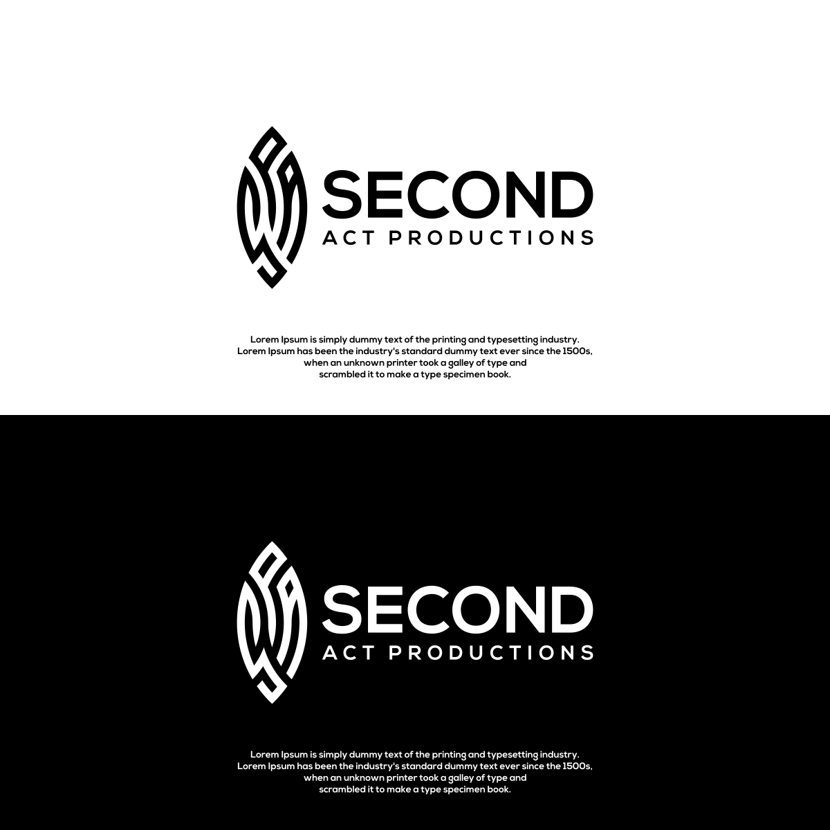 Logo Design by driptip for Act 1 Talent | Design #27583177