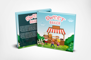 Illustration for Children's Book: Sweet Baker | Illustration Design by Sadia Shaky