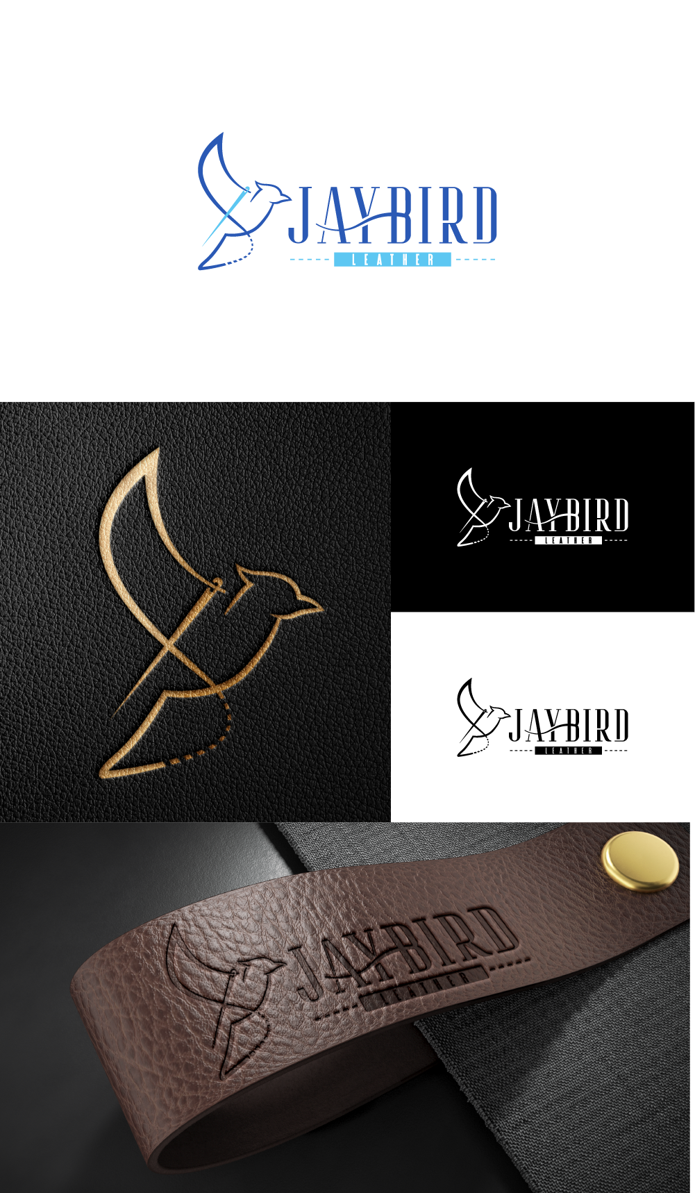 Logo Design by haszart for Jaybird Leather | Design #27572026