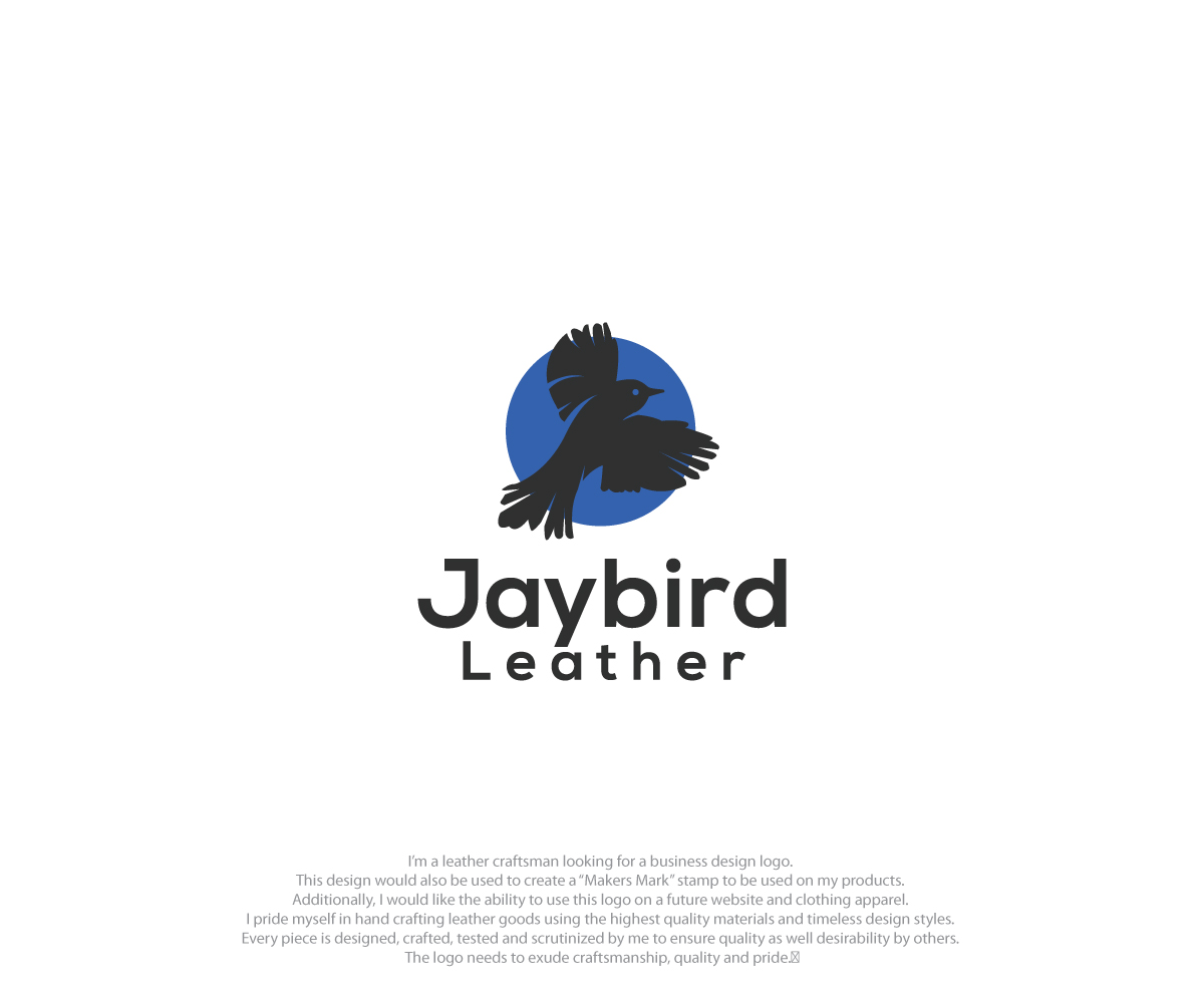 Logo Design by ecorokerz for Jaybird Leather | Design #27560904