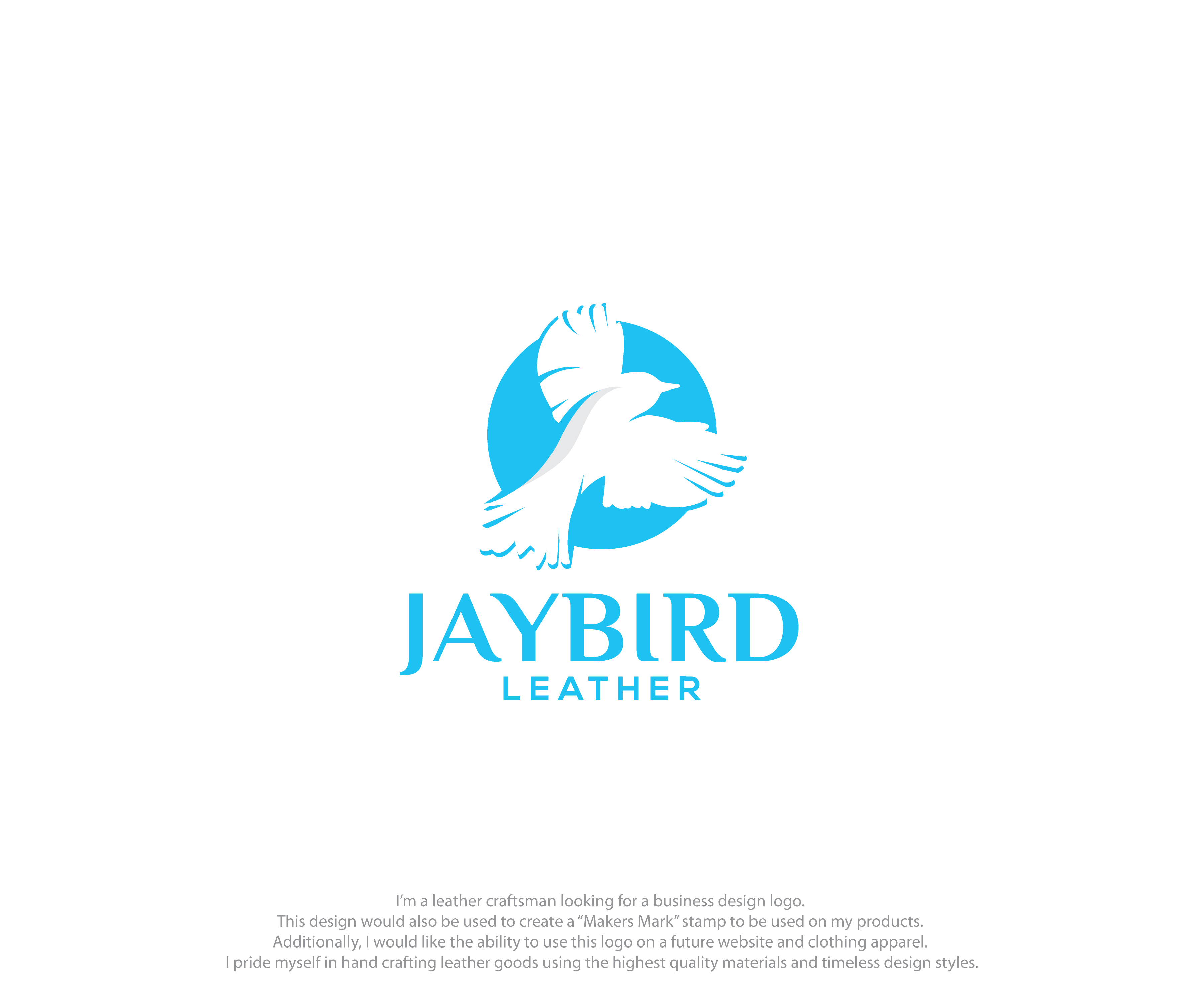 Logo Design by ecorokerz for Jaybird Leather | Design #27561039