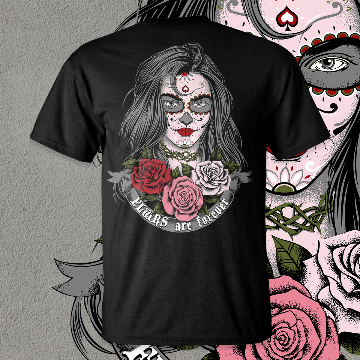 T-Shirt-Design von Kiki Hermawan für FLWRS Clothing Inc. | Design #27589321