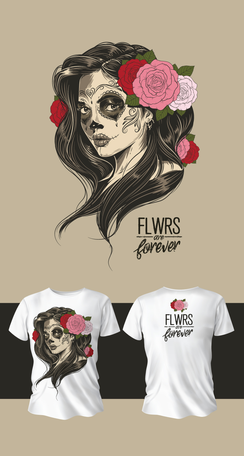 T-shirt Design by ally designs for FLWRS Clothing Inc. | Design #27580714