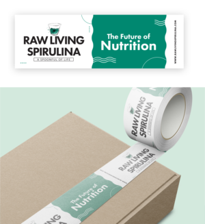 Diseño de Impresos por sun_design para Raw Living Spirulina | Diseño #27568267