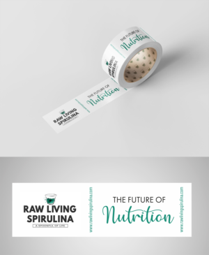 Diseño de Impresos por ecorokerz para Raw Living Spirulina | Diseño #27566815