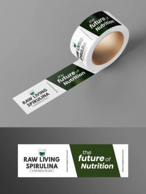 Diseño de Impresos por ecorokerz para Raw Living Spirulina | Diseño: #27567979