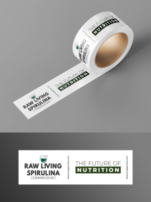Diseño de Impresos por ecorokerz para Raw Living Spirulina | Diseño: #27567980
