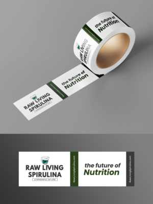 Diseño de Impresos por ecorokerz para Raw Living Spirulina | Diseño: #27567981