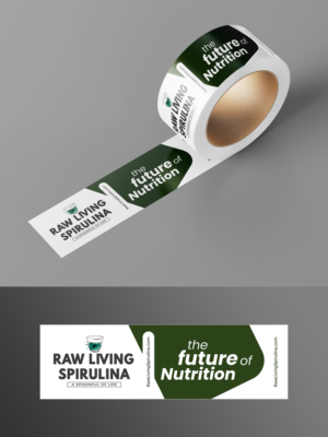 Diseño de Impresos por ecorokerz para Raw Living Spirulina | Diseño: #27567982