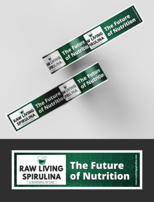 Diseño de Impresos por ecorokerz para Raw Living Spirulina | Diseño: #27569144